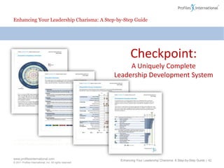 Enhancing Your Leadership Charisma: A Step-by-Step Guide“As a charismatic leader you must have the very highest expectations of your people, knowing that your expectations will become their expectations – and that their expectations will translate to unprecedented productivity, performance and success.”- ‘Leadership Charisma’, Haney, Sirbasku, McCannEnhancing Your Leadership Charisma: A Step-by-Step Guide | 37