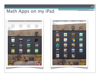 18

Math Apps on my iPad
 