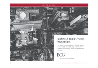 SILVER CIRCLE
5 0 t h a n n u a l l e a d e r s h i p d i n n e r28
SILVER CIRCLE
 