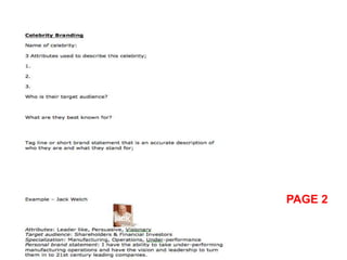 Workbook page celebreity exercise
PAGE 2
 