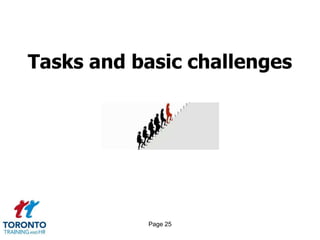 Page 25
Tasks and basic challenges
 