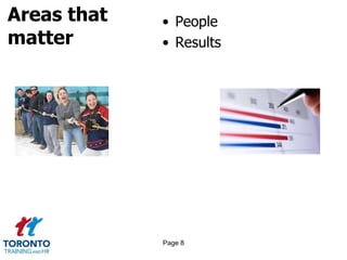 Areas that
matter
• People
• Results
Page 8
 