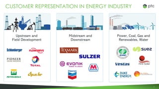 7
CUSTOMER REPRESENTATION IN ENERGY INDUSTRY
Upstream and
Field Development
Midstream and
Downstream
Power, Coal, Gas and
Renewables, Water
 