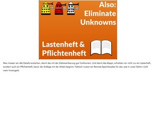 Zielvereinbarung bei 
Software 
Software XXX.XXX Details 
Human Brain X.XXX Details 
Documentation XX.XXX Details 
Aber: auch mit der externen Dokumentation kommen wir nicht an alle Details ran. Wir sind zwar näher, aber noch nicht da, wo wir hinwollen. 
 