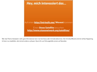 Radical 
Management 
Steve Denning 
Oder ich bewerfe ihn mit Forbes-Management-Autoren. Zum Beispiel mit Stephen Denning - oder mit seinem Buch Radical Management. Das kann man 
Management verkaufen, er schreibt auch fürs Forbes Magazine. Er geht zwar ein bisschen größer ran und bezieht sich gleich auf Unternehmen, aber 
trotzdem sind die Ansätze hochplausibel und gut. Und man kann es - manchmal - auch dem oberen Management gut verkaufen. 
 
