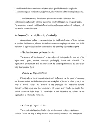 Leadership In Human Resources Managements | PDF