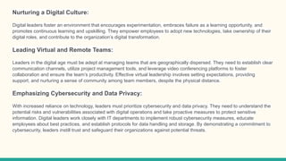 Leadership in the Digital Age How Technology is Changing the Game? | PDF