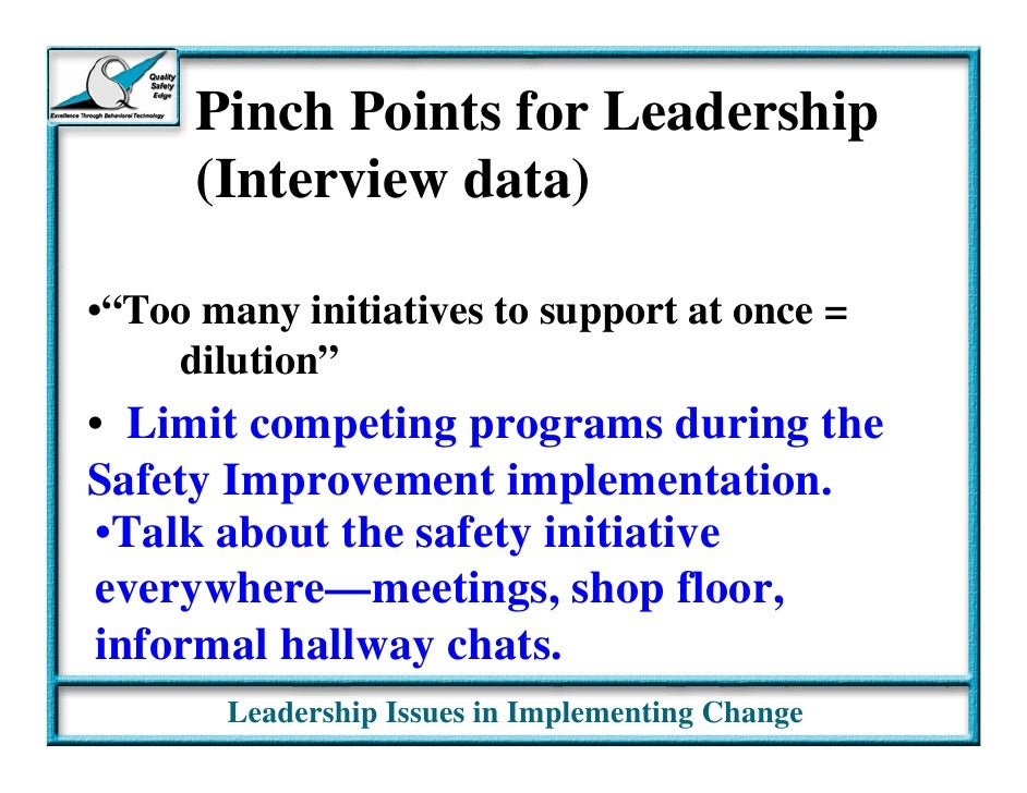 Safety Meeting Topics Pinch Points