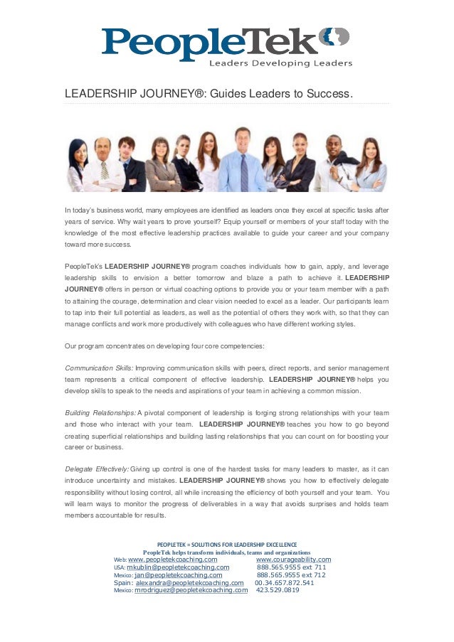 The Leadership Journey - 