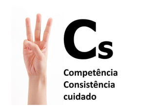 s
Competência
Consistência
cuidado
 