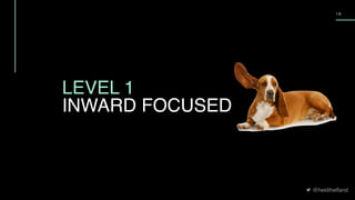 @heidihelfand
1 8
LEVEL 1
INWARD FOCUSED 
 