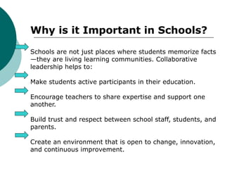 Comprehensive Insights into Pedagogical and Collaborative Leadership in ...