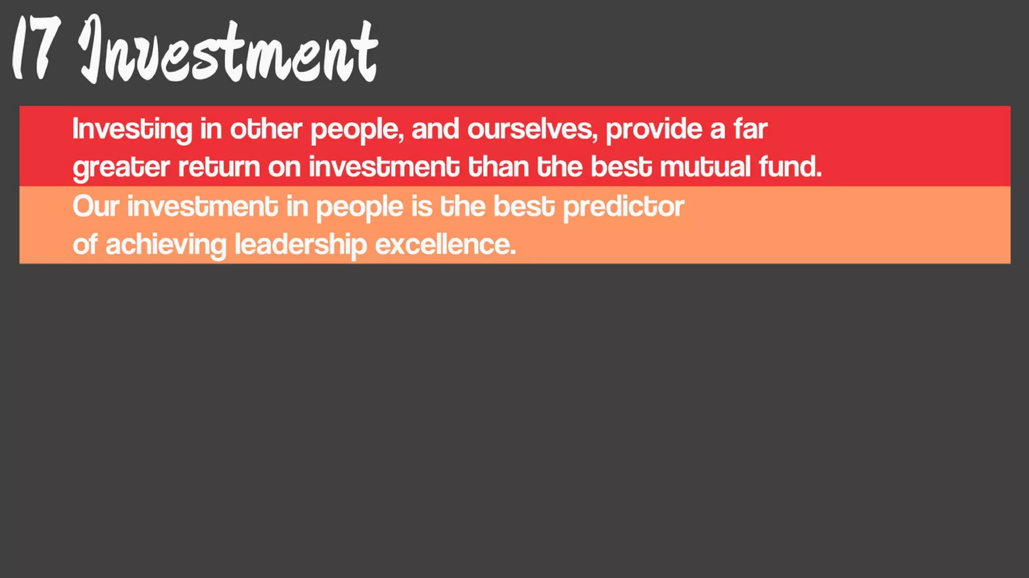 Leadership matters (Part 2)