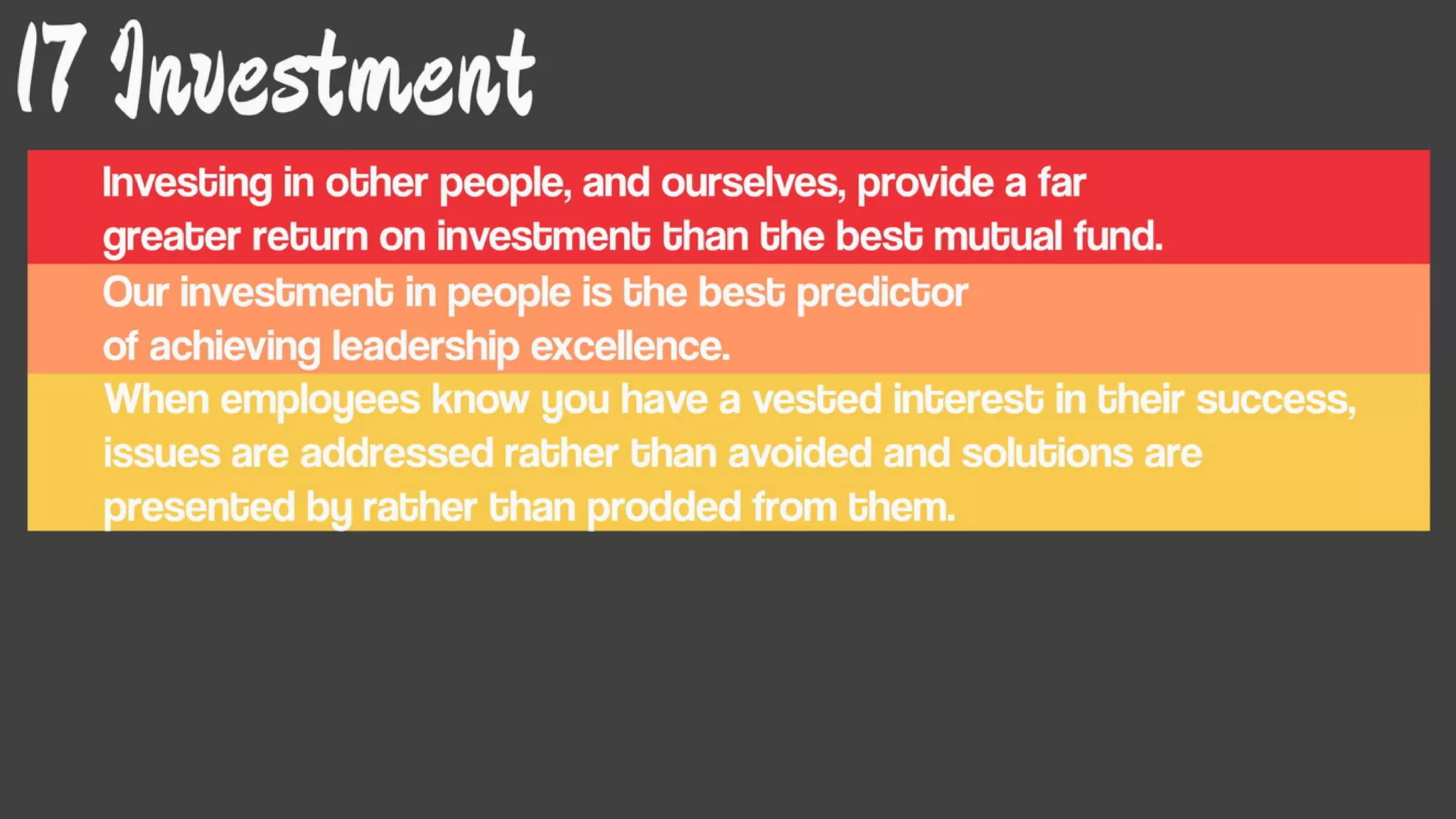 Leadership matters (Part 2)