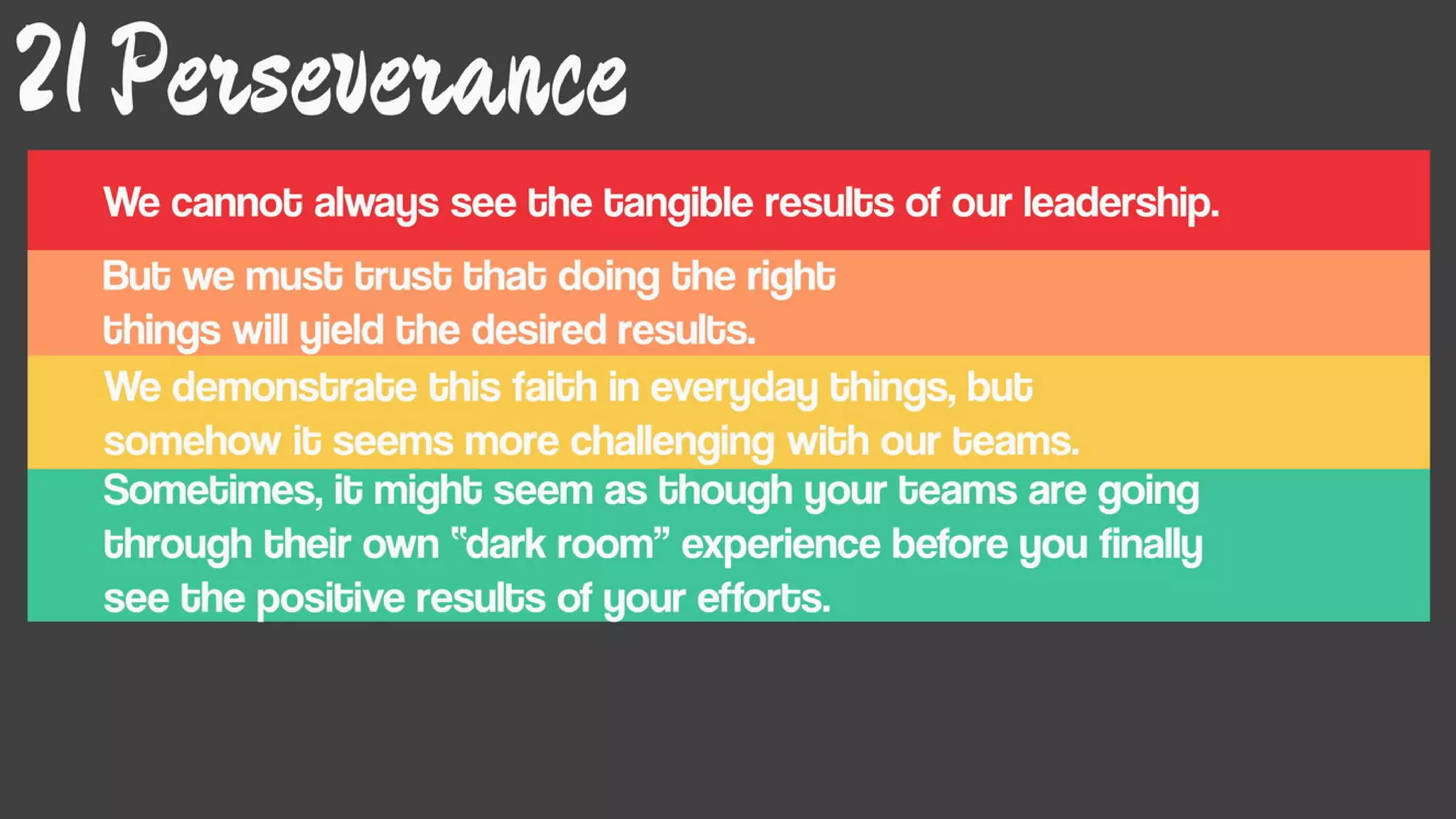 Leadership matters (Part 2)