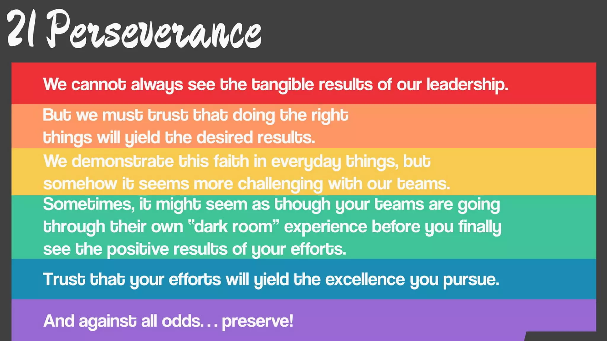 Leadership matters (Part 2)