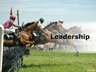 Leadership
Sample
 