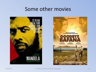 Some other movies

3/2/2014

The Life and Times of Nelson Mandela

59

 