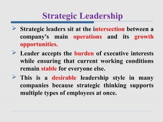 Stable Leadership Leadership part 1-ppt | PPT