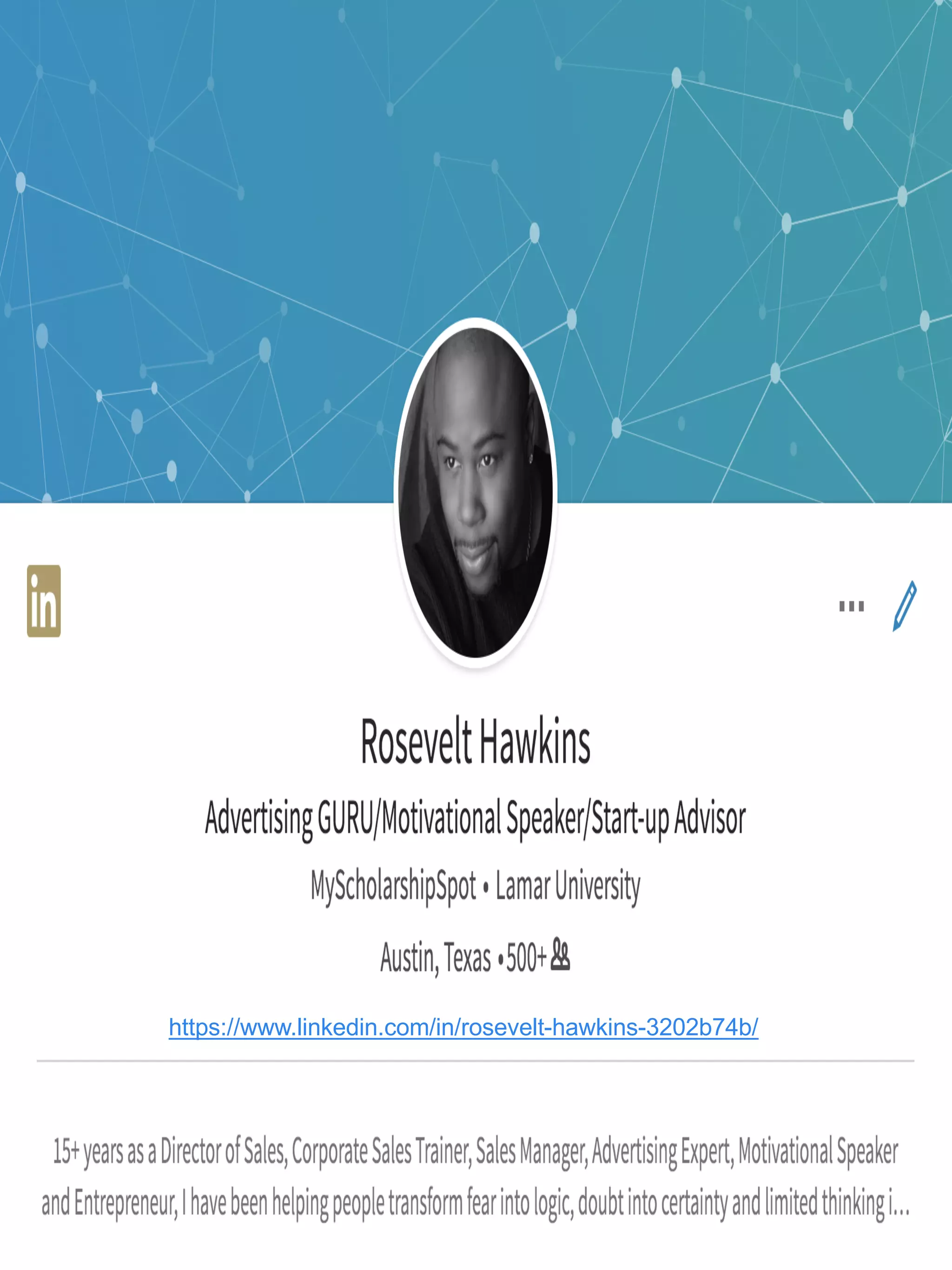 https://www.linkedin.com/in/rosevelt-hawkins-3202b74b/
 