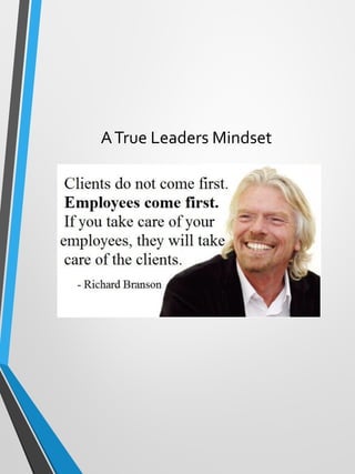 ATrue Leaders Mindset
 