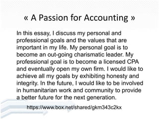 Experience and Achievements