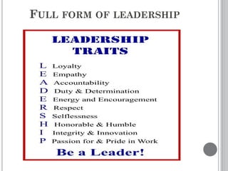 THE IMPACTOF LEADERSHIPON ORGANIZATION
PERFORMANCE
• Leadership has a direct cause and effect relationship upon organizati...