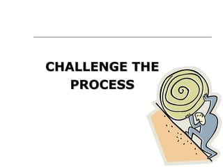 CHALLENGE THE PROCESS 