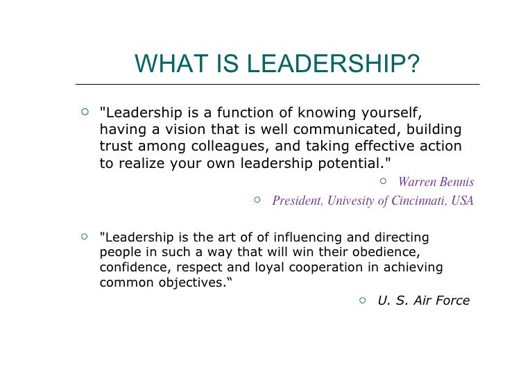 Leadership Principles