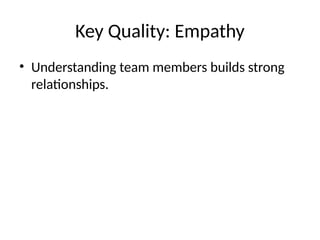 Essential Leadership Qualities for Effective Guidance and Success | PPTX