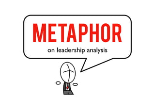 METAPHOR
 on leadership analysis
 