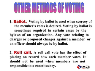 Leadership Seminar On Parliamentary Procedure[1] | PPT