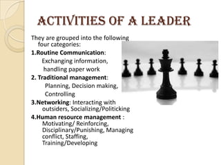 Leaders Routine Leadership skills | PPTX