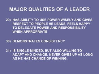 Power Attributes LEADERSHIP SKILLS.ppt