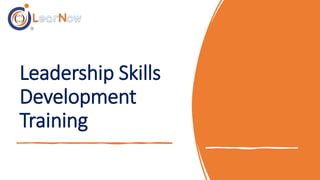 Leadership Skills
Development
Training
 