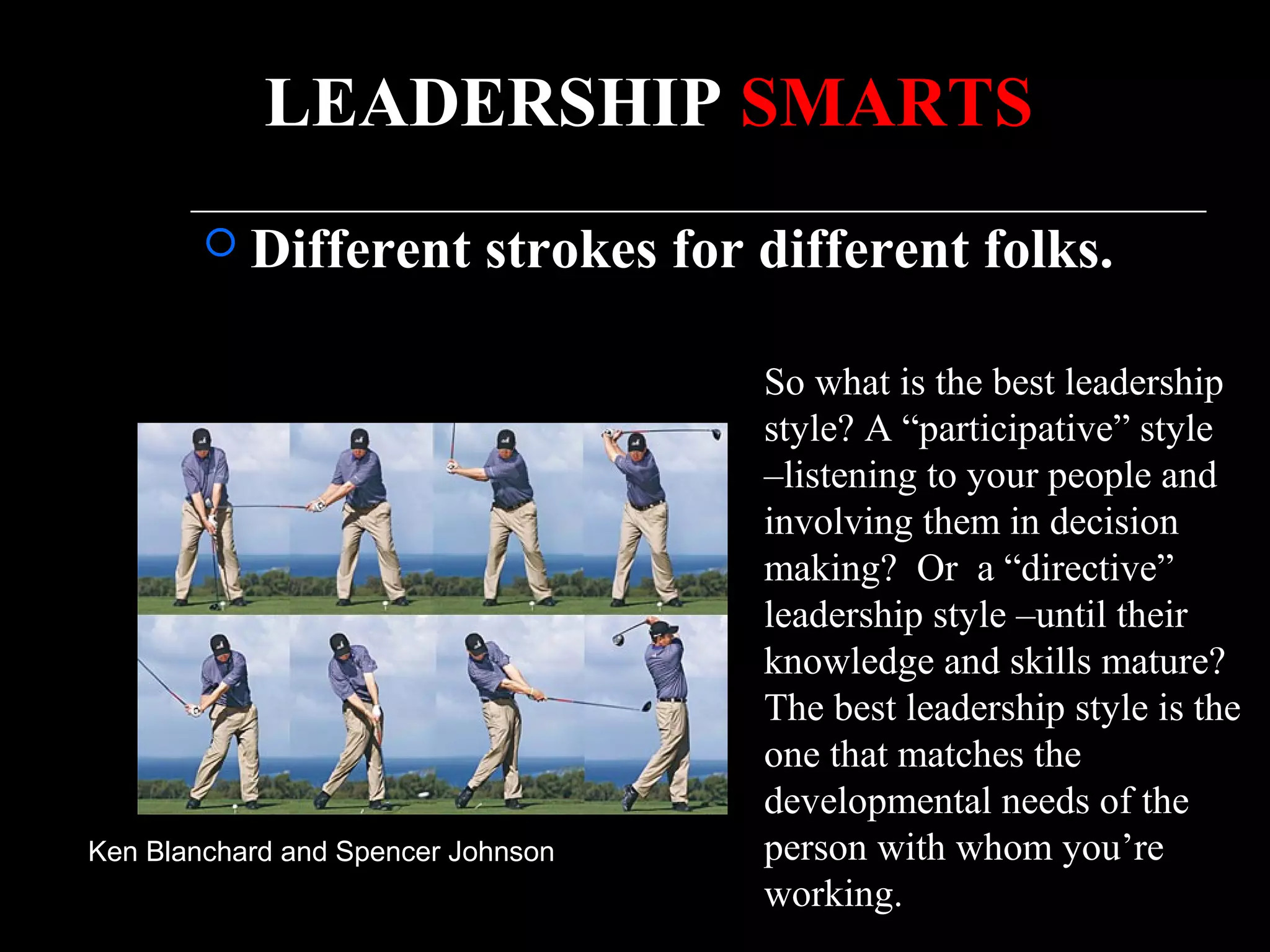 Leadership smarts | PPT