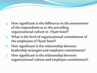 Leadership strategies, culture, and employee commitment ppt presentation