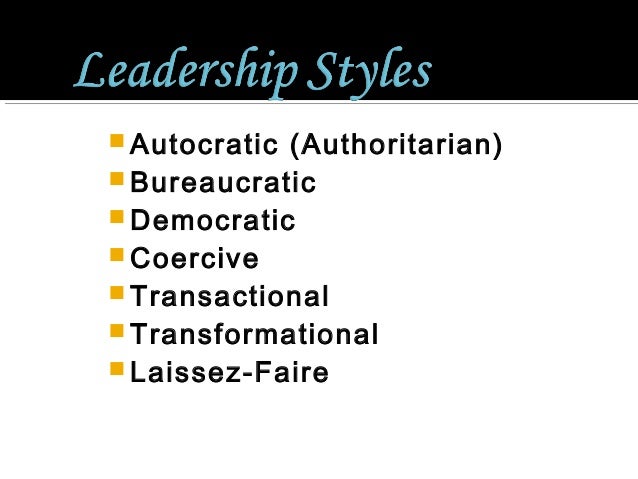 Leadership Styles By Shas Production 1