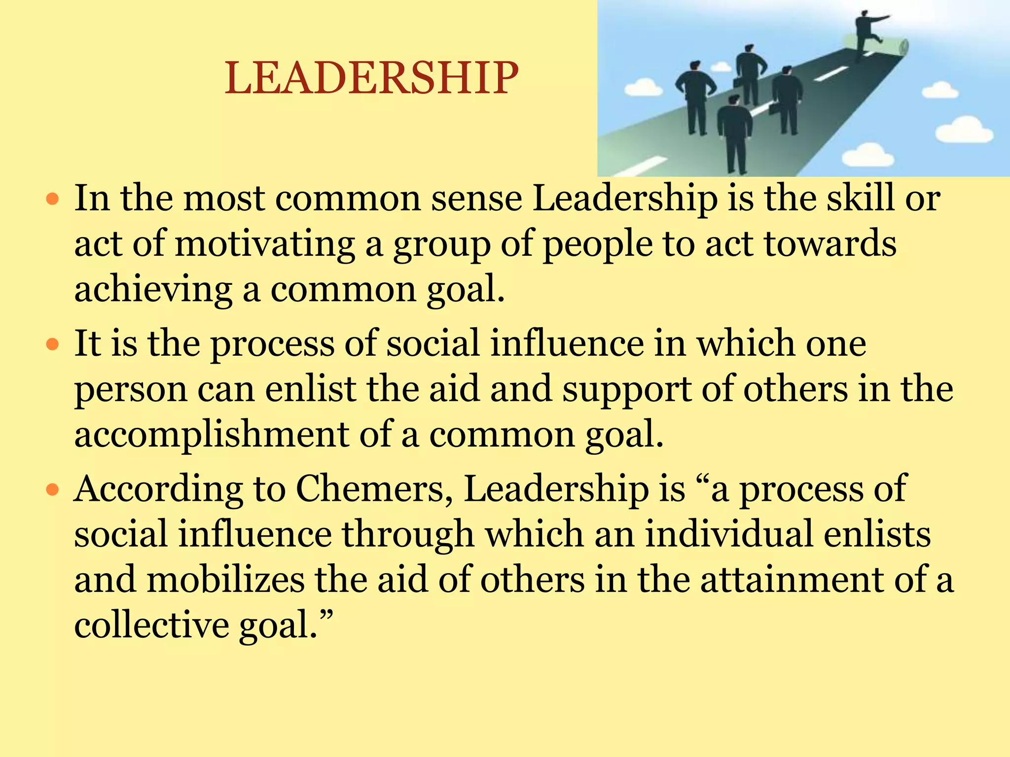 Leadership styles & relations | PPT