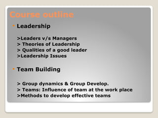 Leadership & Team Building for sucess.pptx