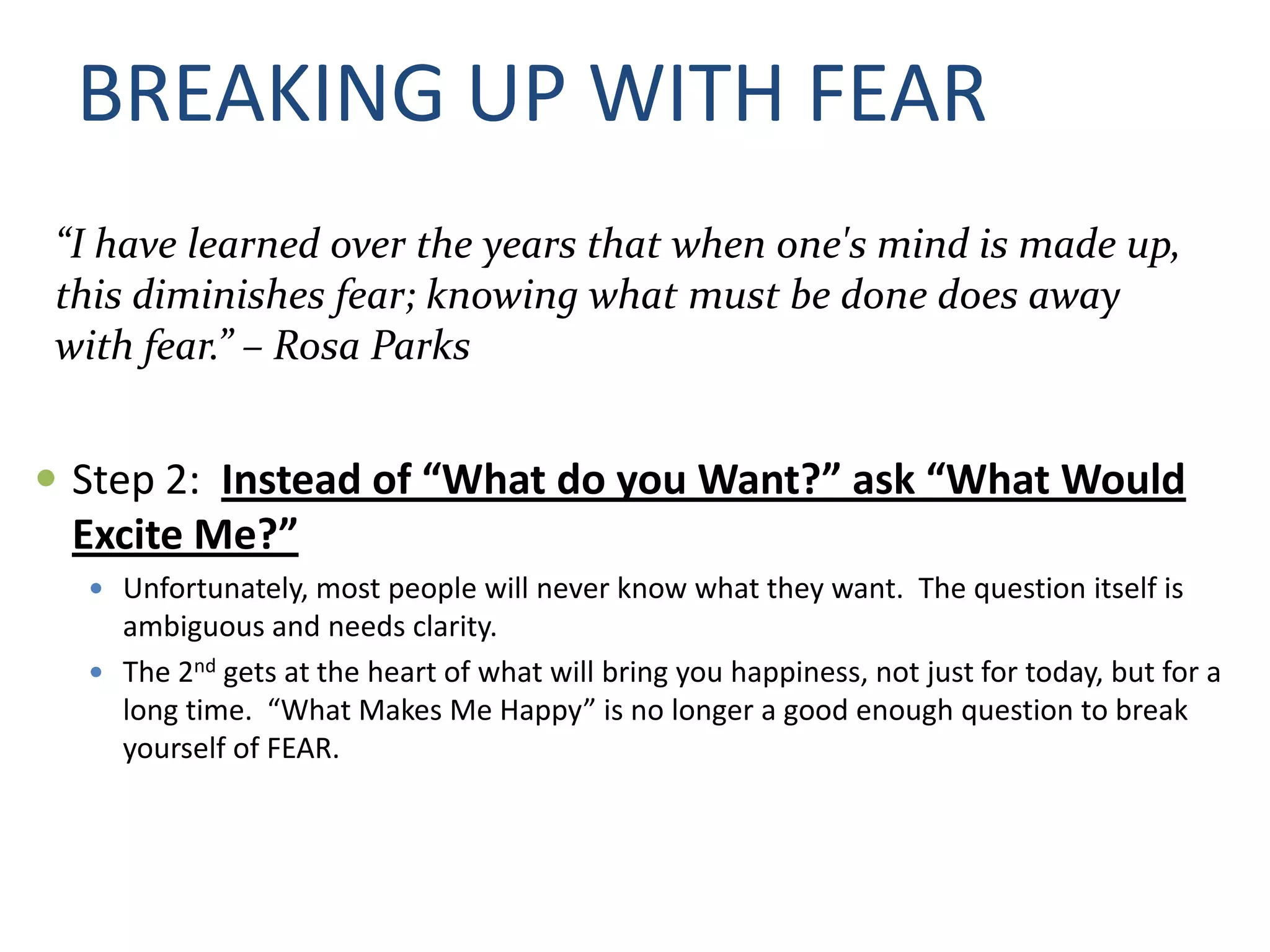 They say “not interested”