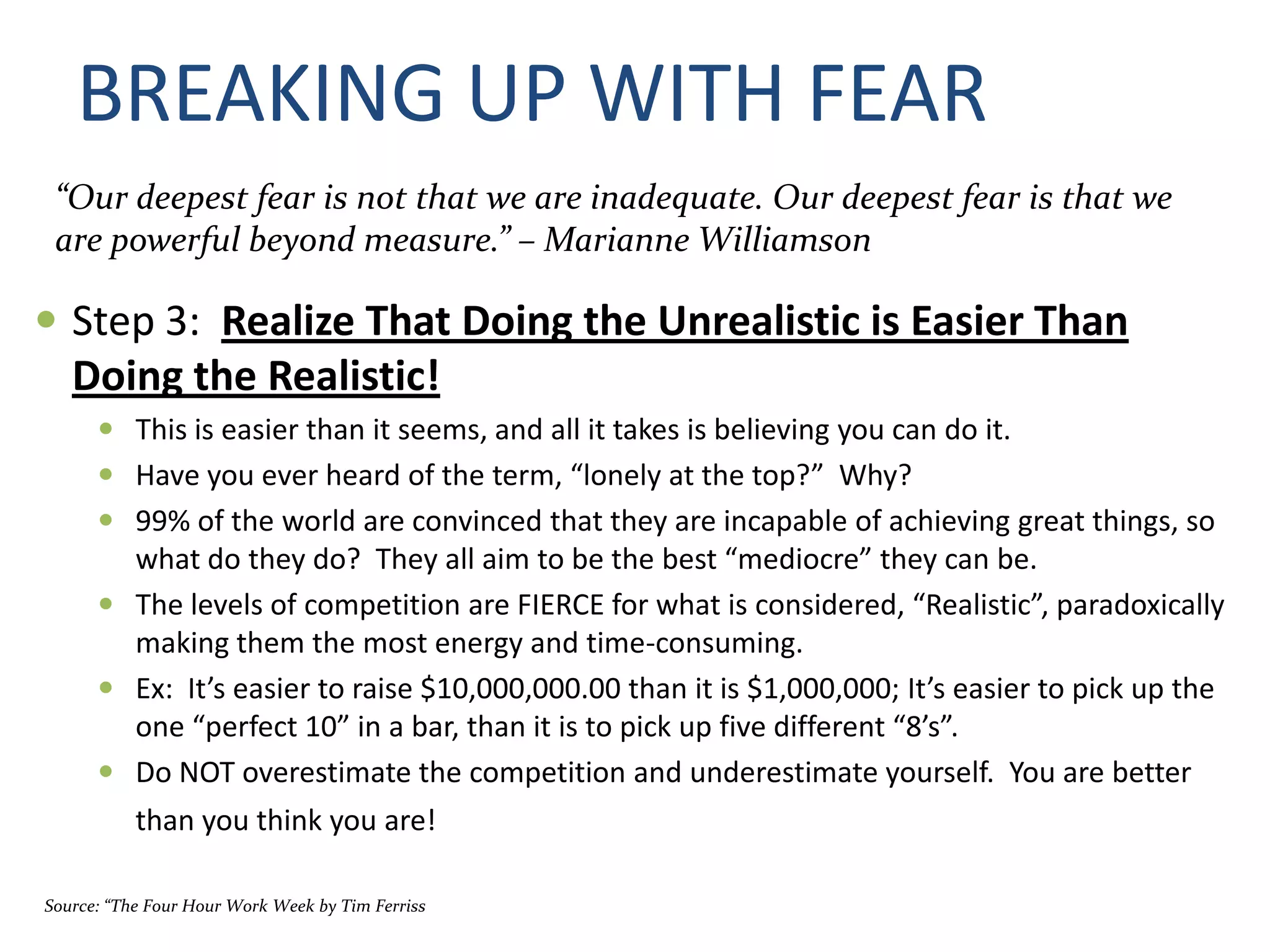 They laugh and say “not interested”