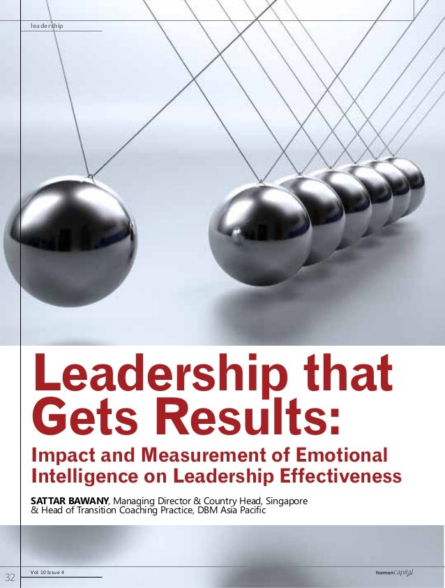 Leadership that Gets Results Human Capital July 2010