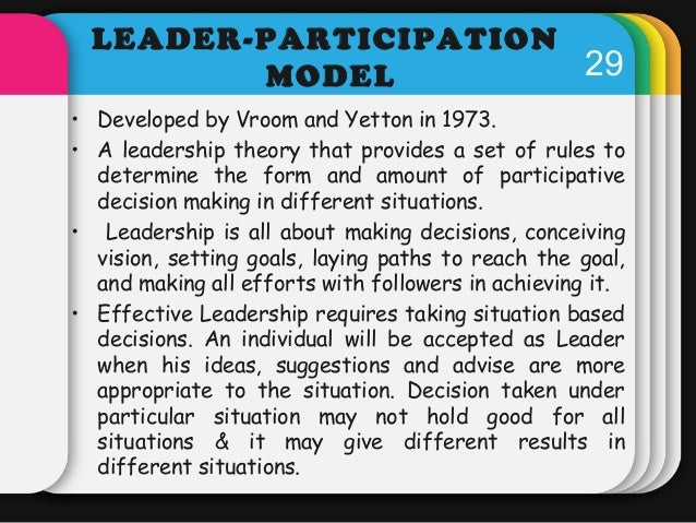 leader participation model