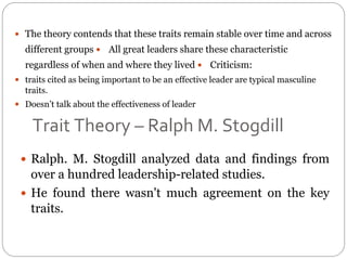Stable Leadership Leadership theory.docx