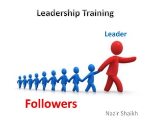Nazir Shaikh
Leader
Followers
 