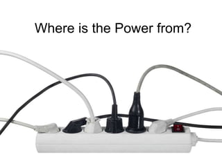 Where is the Power from?
 