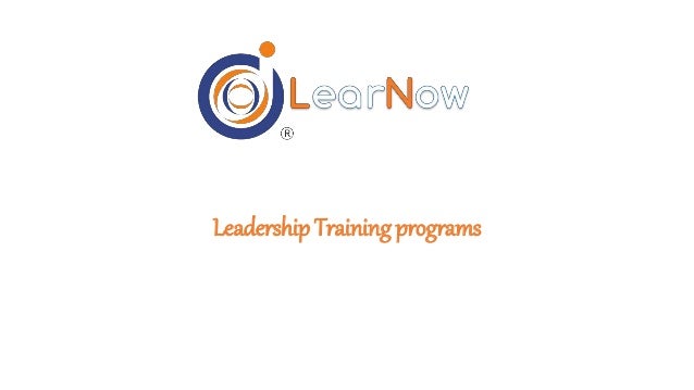 Leadership Training programs
 