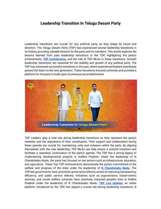 Leadership Transition In Telugu Desam Party.pdf