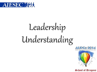 Leadership
Understanding
 